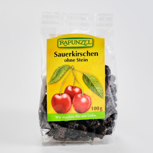 Hapukirsid kuivatatud 100g Rapunzel